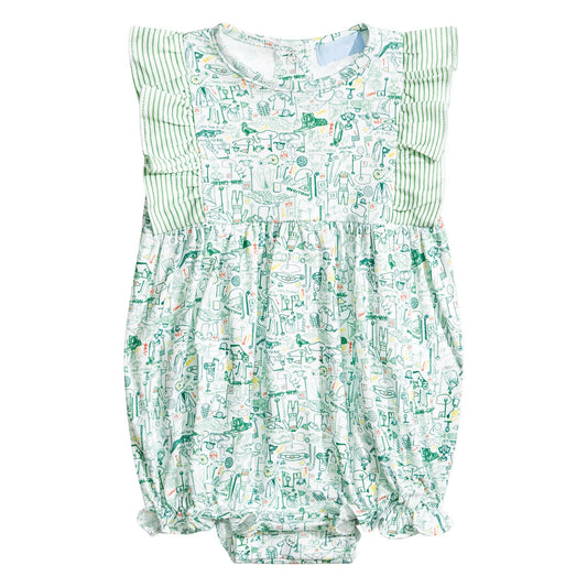 Golf Baby Girl Bubble