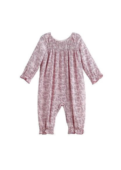 Loretta Long Sleeve Floral Romper