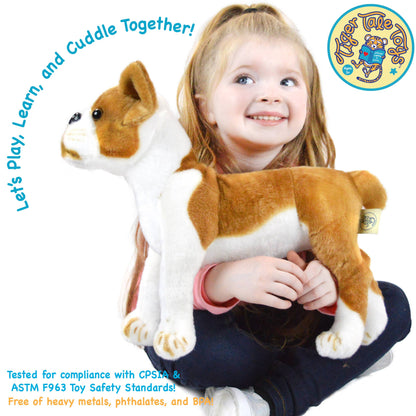 Bobby The Boston Terrier| 15 Inch Stuffed Animal Plus