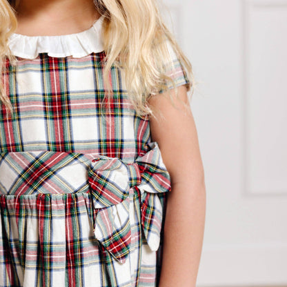 Ruffle Collar Organic Party Dress