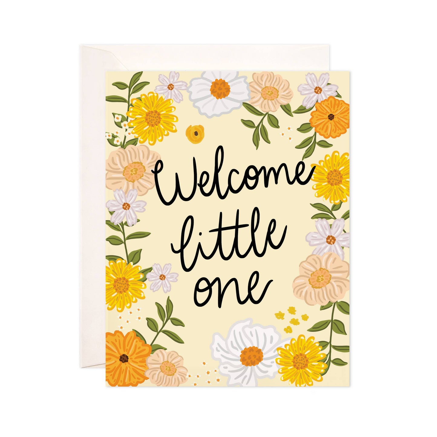 Welcome Little One Greeting Card - New Baby Card