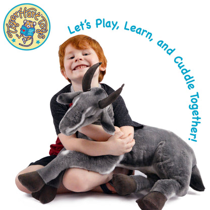 Samuel The Pygmy Goat | 27 Inch Stuffed Animal Plush