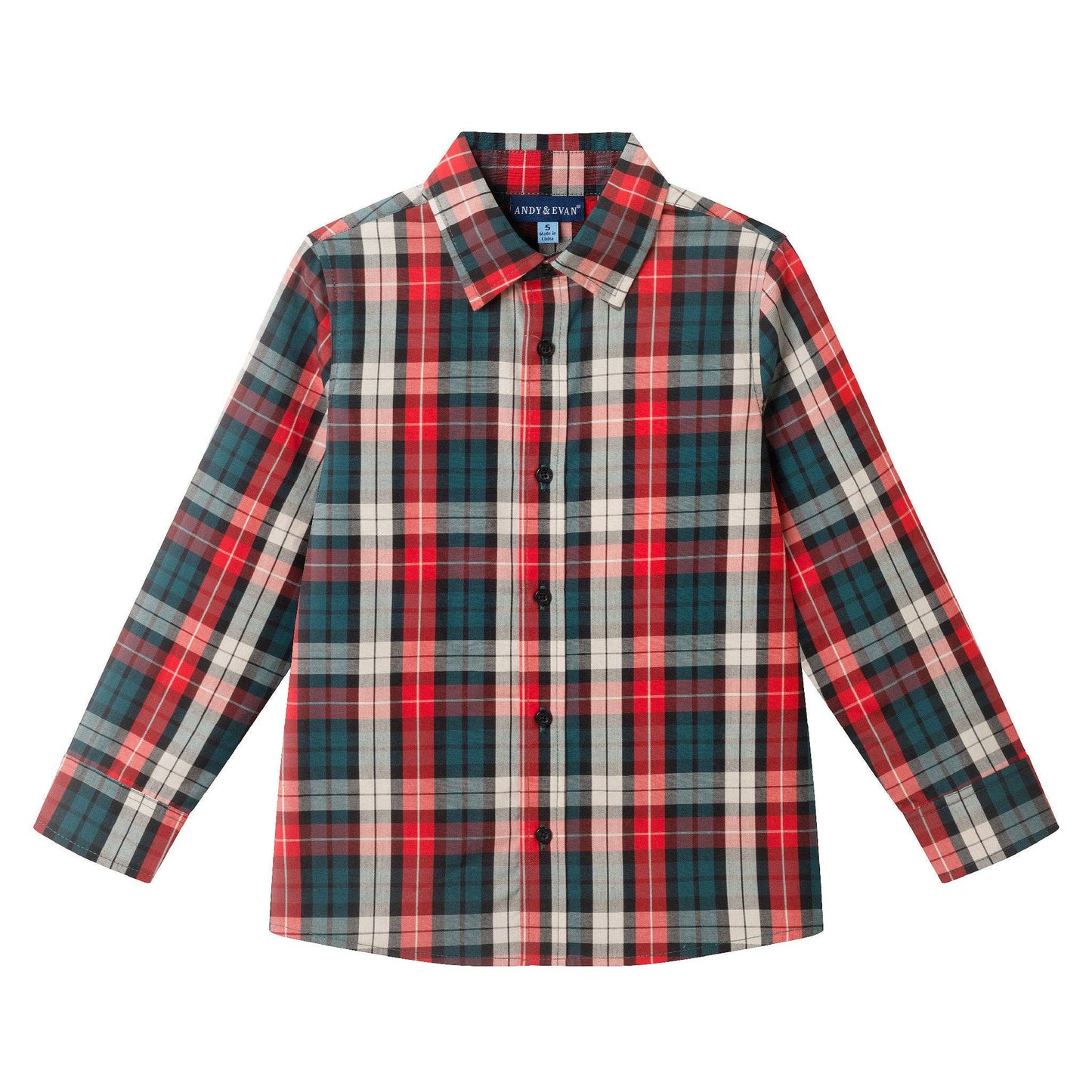 Kids 3-Piece Sweater Vest Set with Bowtie | Red Plaid