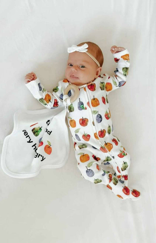 Fruit | Organic Zipper Footie