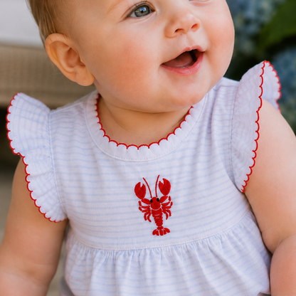 Lil' Snappers Flutters Bubble - Lobster Red