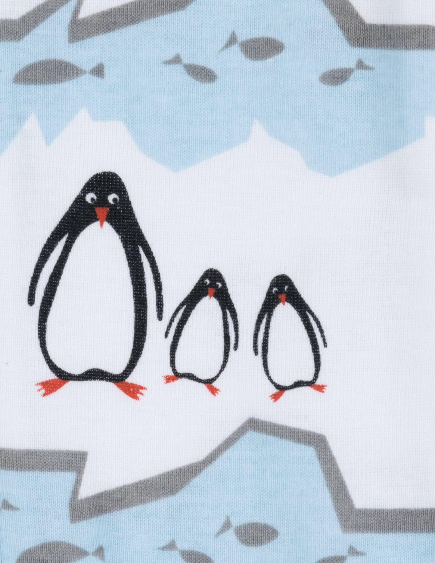 Kids Footed Cotton Pajama Penguin