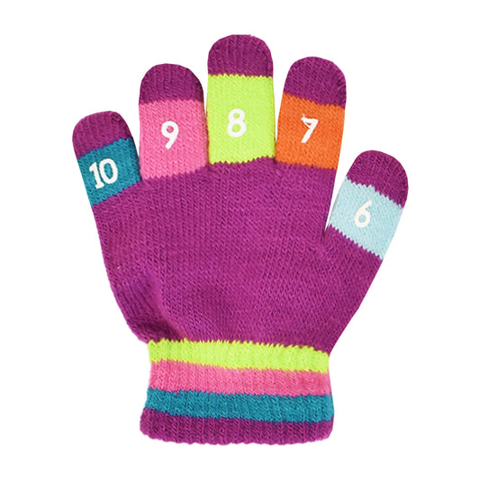 Boys/Girls Stretch Number Gloves