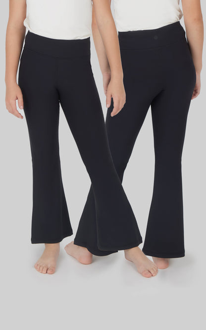 Girls Rib Everyday High Rise Flare Pants