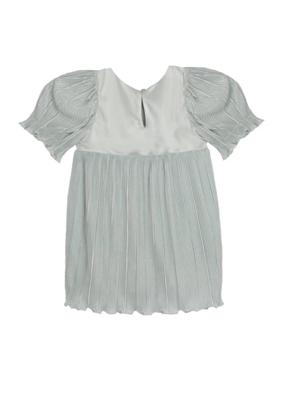 Wintermelon Pleated Bow Dress