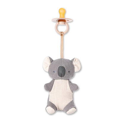 *NEW OPTIONS* Bitzy Pal Natural Rubber Pacifier & Plush
