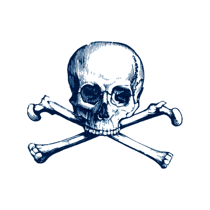 Cartolina Skull Tattoo Pair