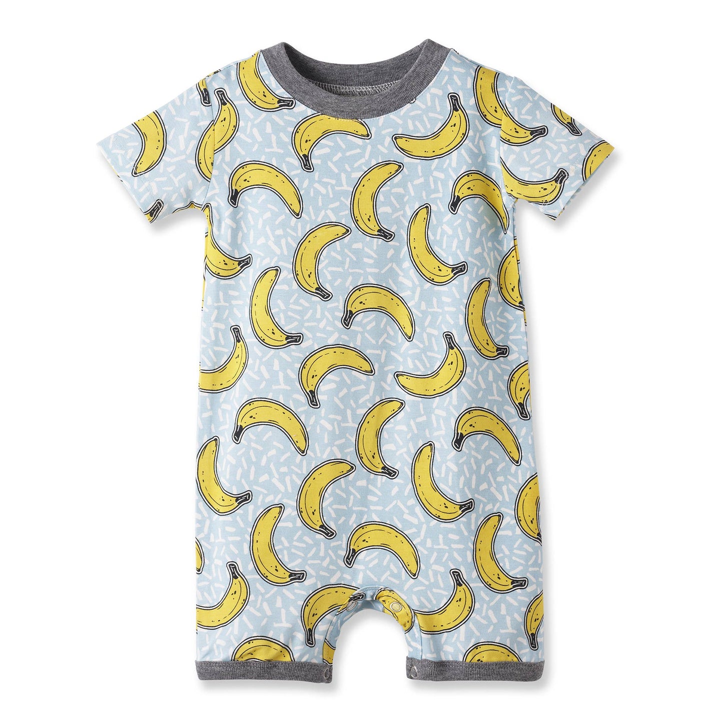 Banana Split Soft Bamboo Shorty Romper