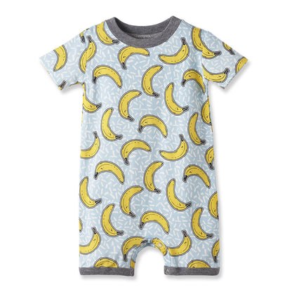 Banana Split Soft Bamboo Shorty Romper