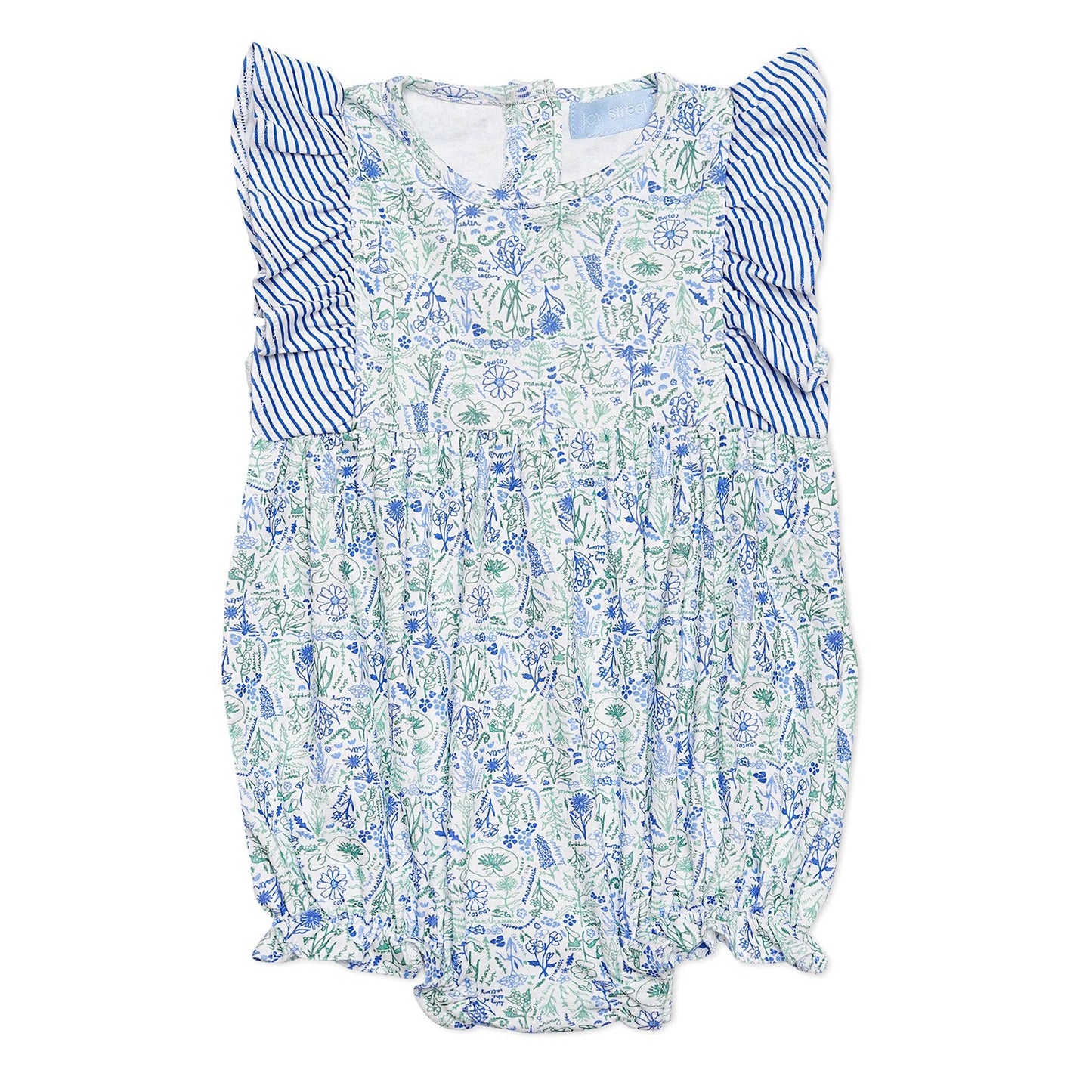 Birth Flowers Baby Girl Ruffle Bubble