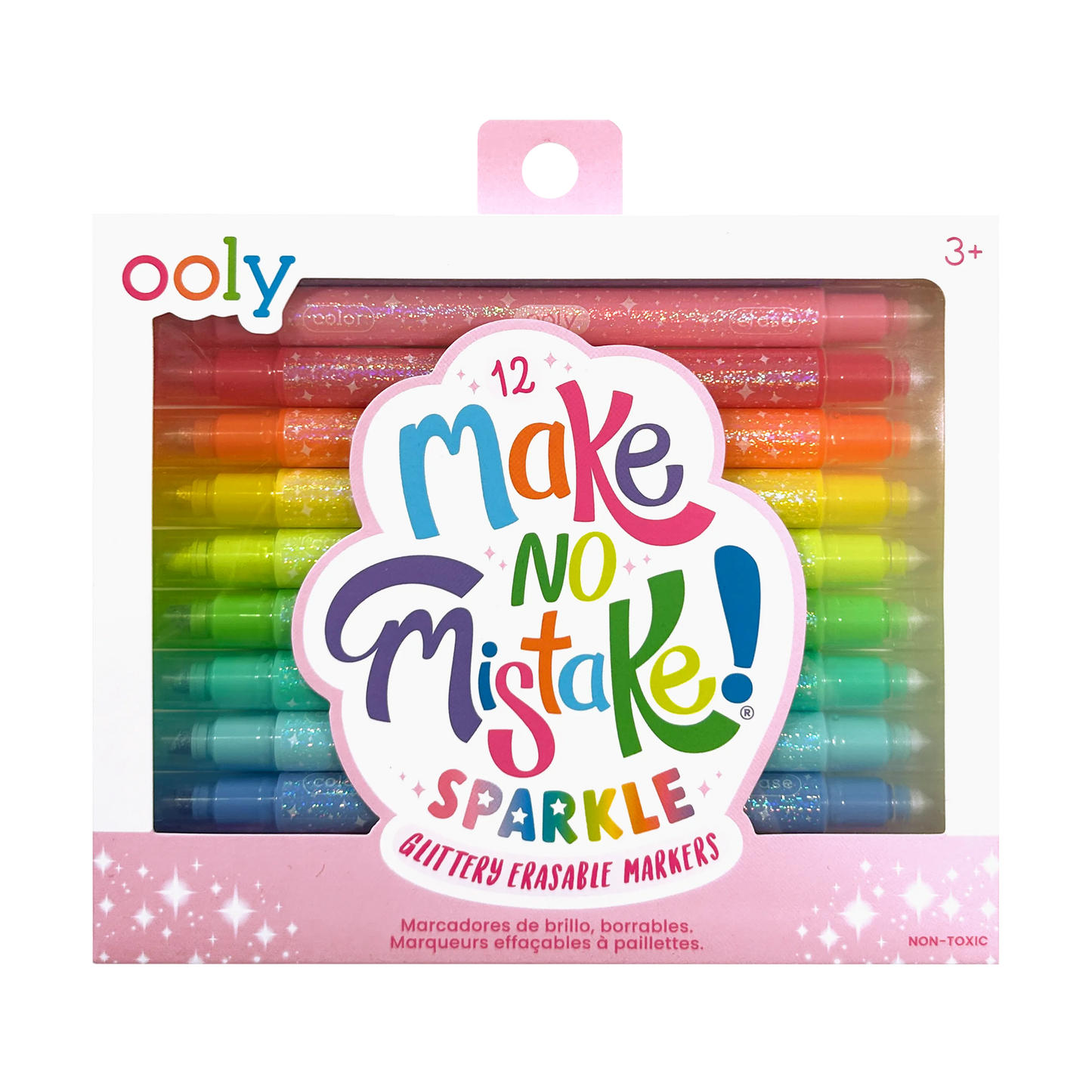 Make no Mistake! Glittery Erasable Markers (Set of 12)