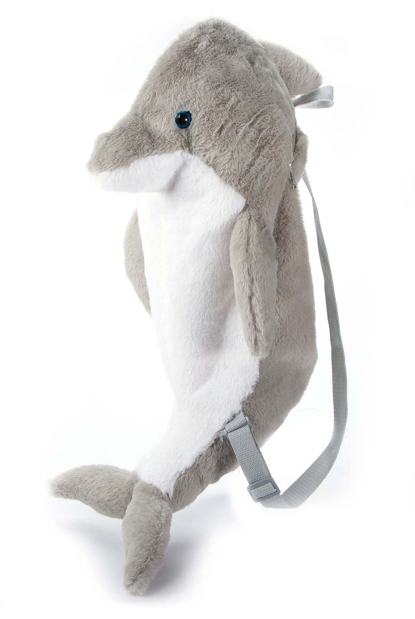 Dolphin 20"  Plush Animal Backpack
