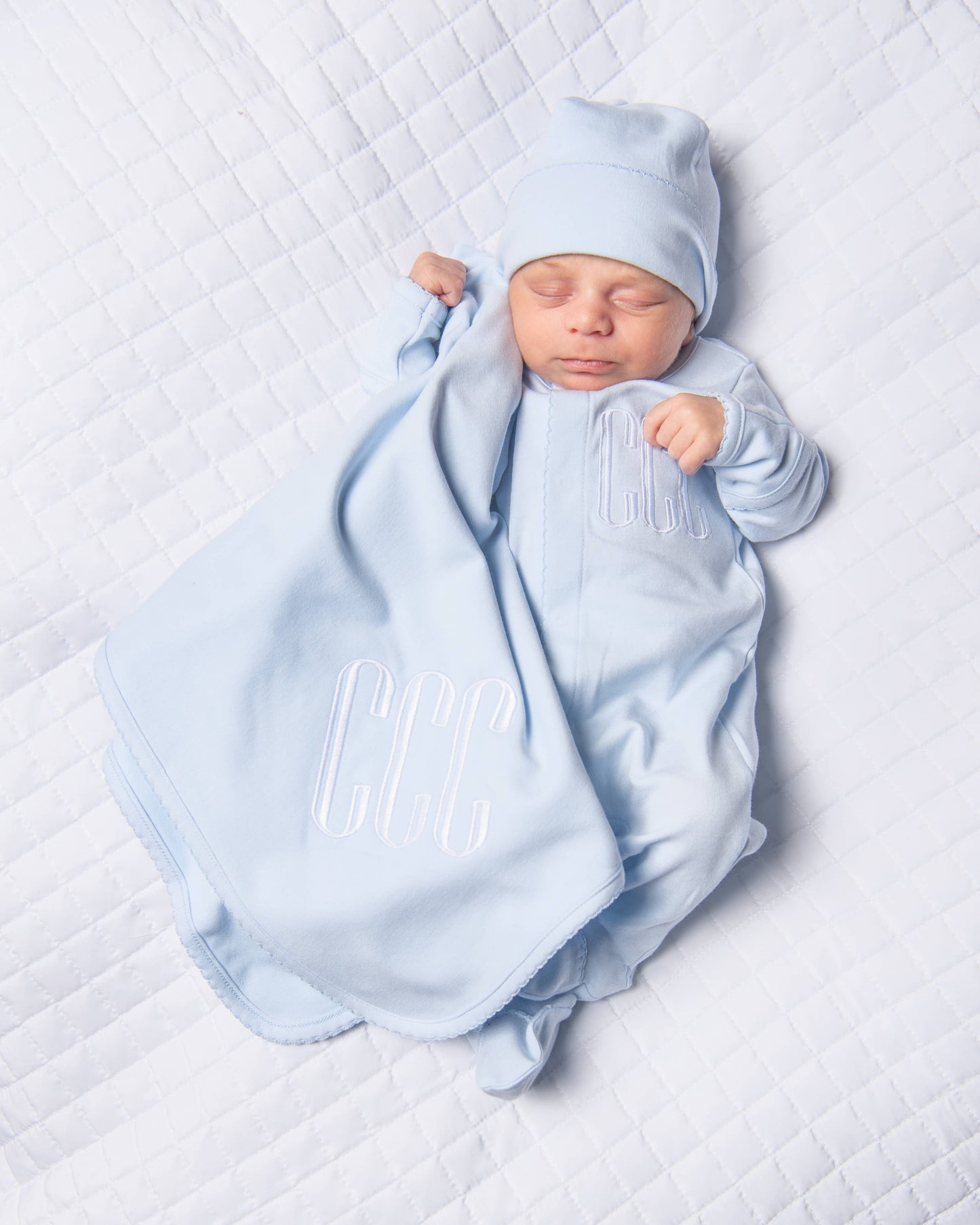 Essentials Solid Blue Footie
