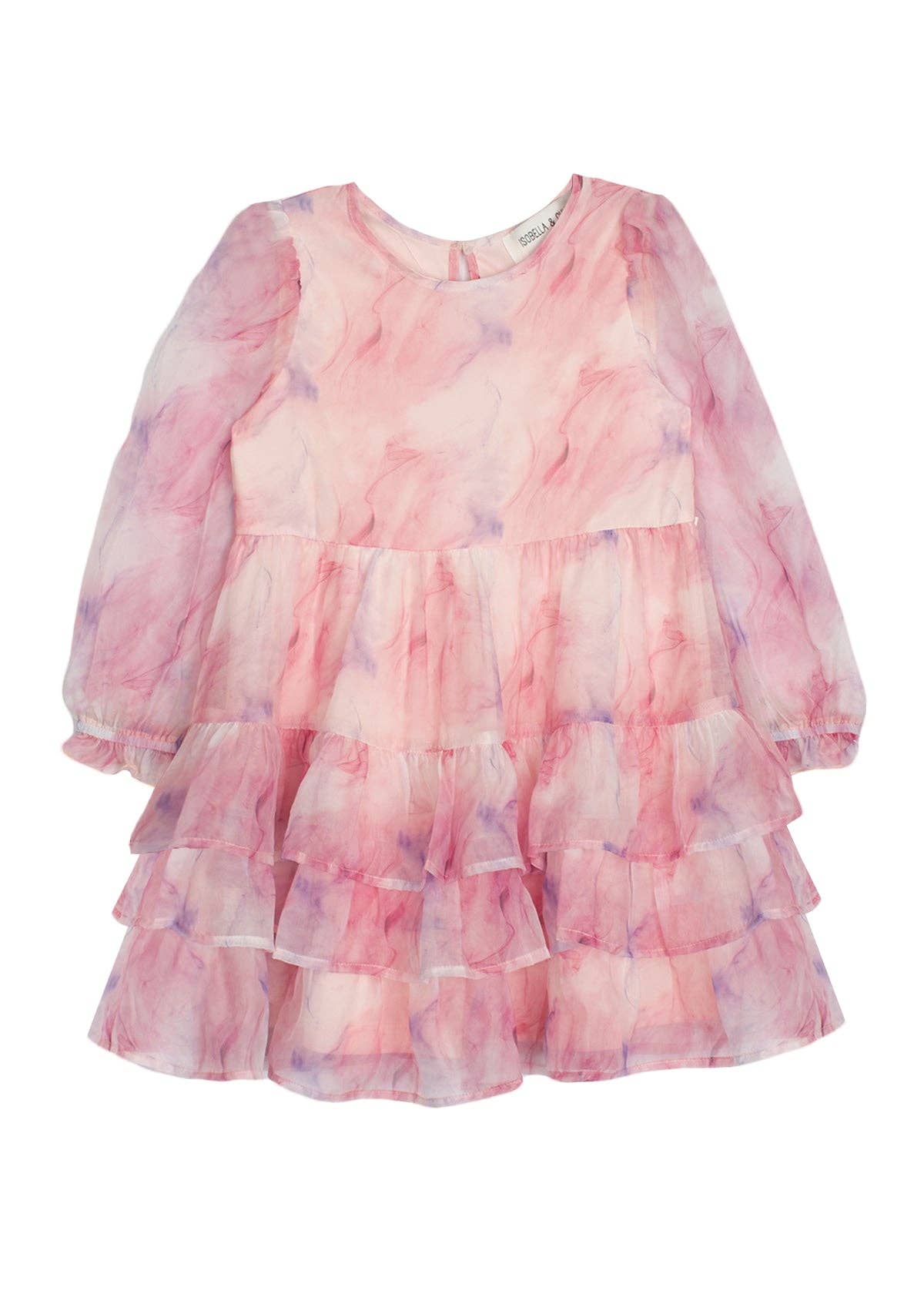 Berry Swirl Watercolor Dress