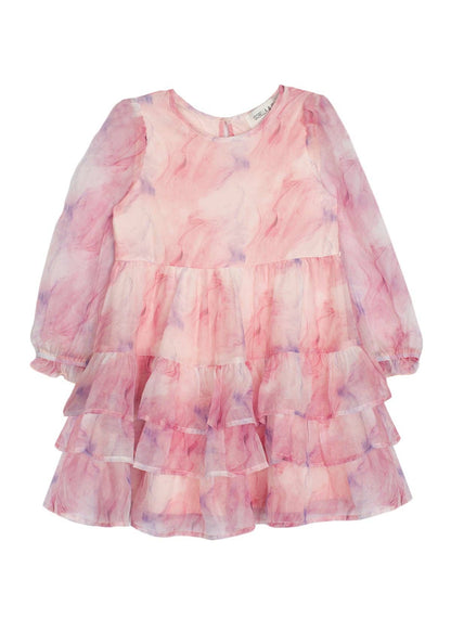 Berry Swirl Watercolor Dress