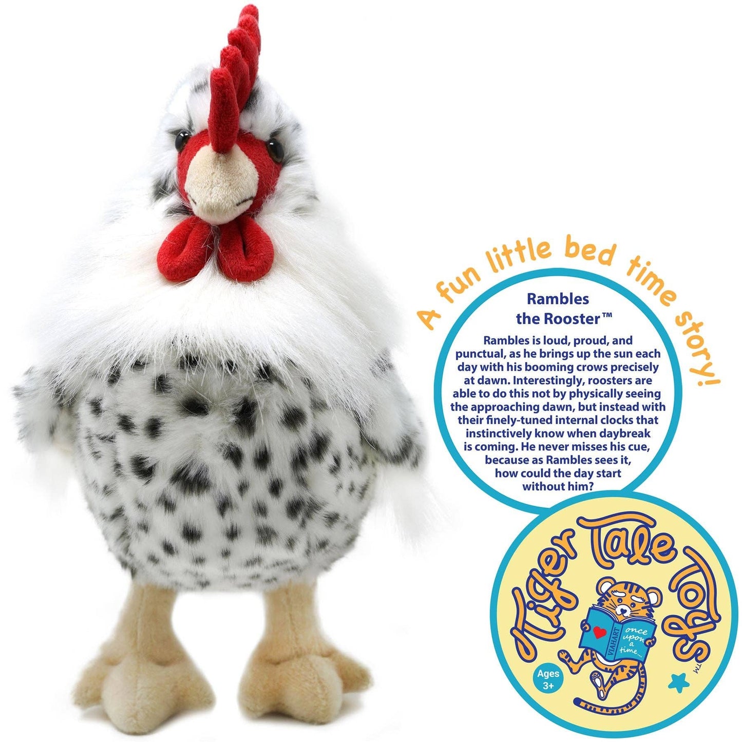 Rambles the Rooster | 15 Inch Stuffed Animal Plush