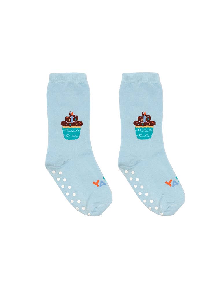 Happy Birthday Cupcake Socks