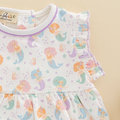 Sirena Ruffle Diaper Cover Set by Luna & Arlo