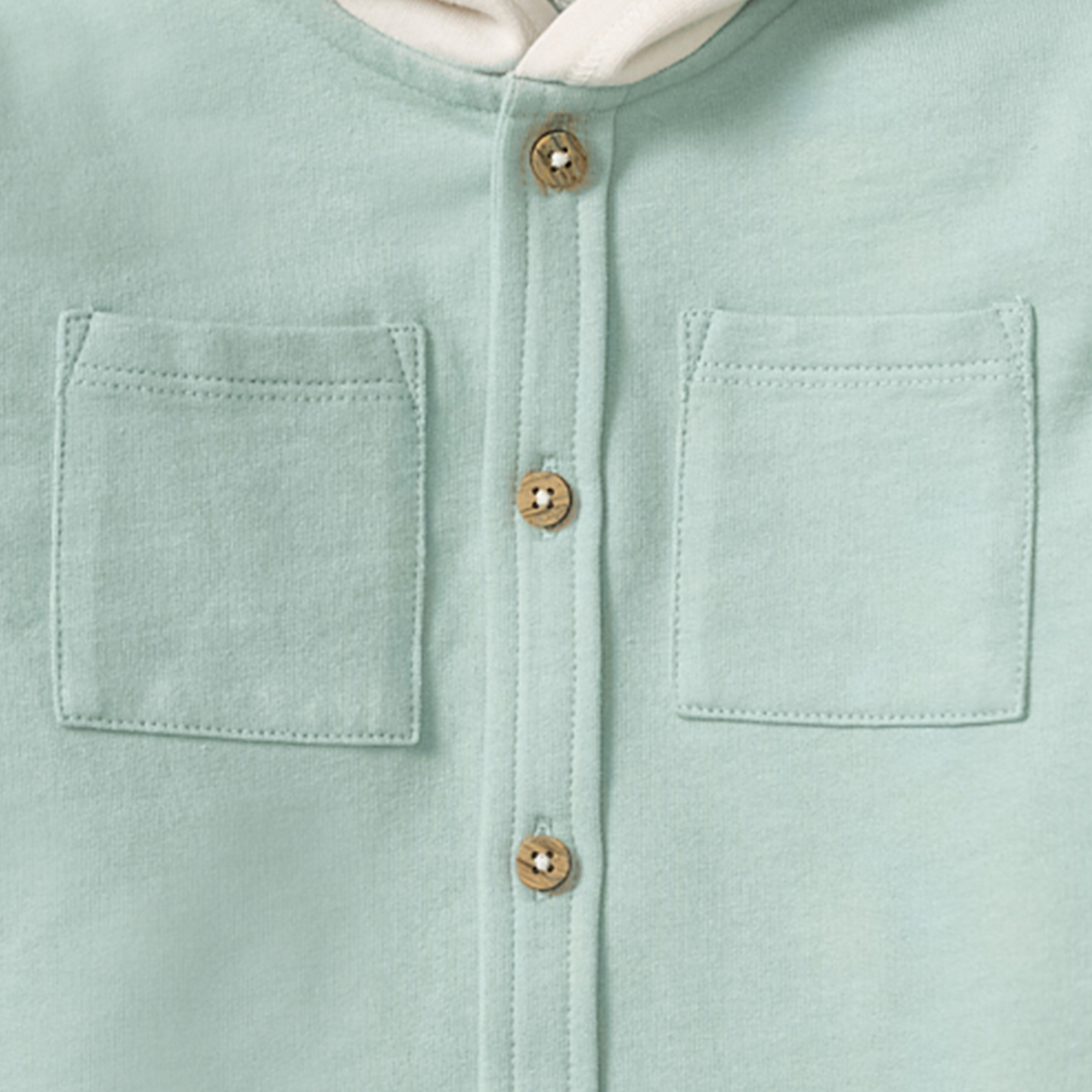 Hooded Shirt & Pants Set Light Blue