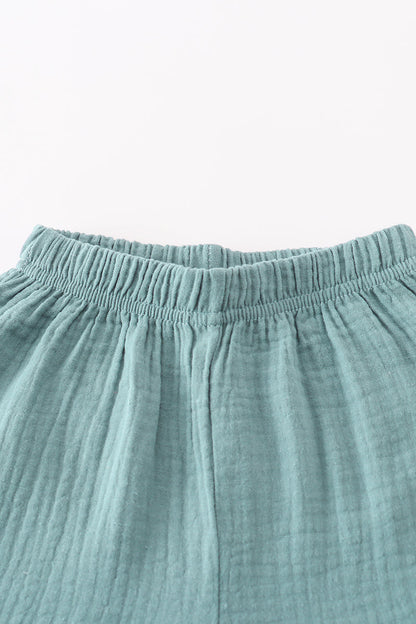 Premium Muslin Boy's Short Set