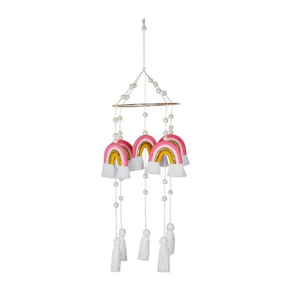 Handmade Rainbow Hanging Baby Crib Mobile For Nursery Room