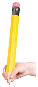 Giant Pencil, 15", Assorted Colors