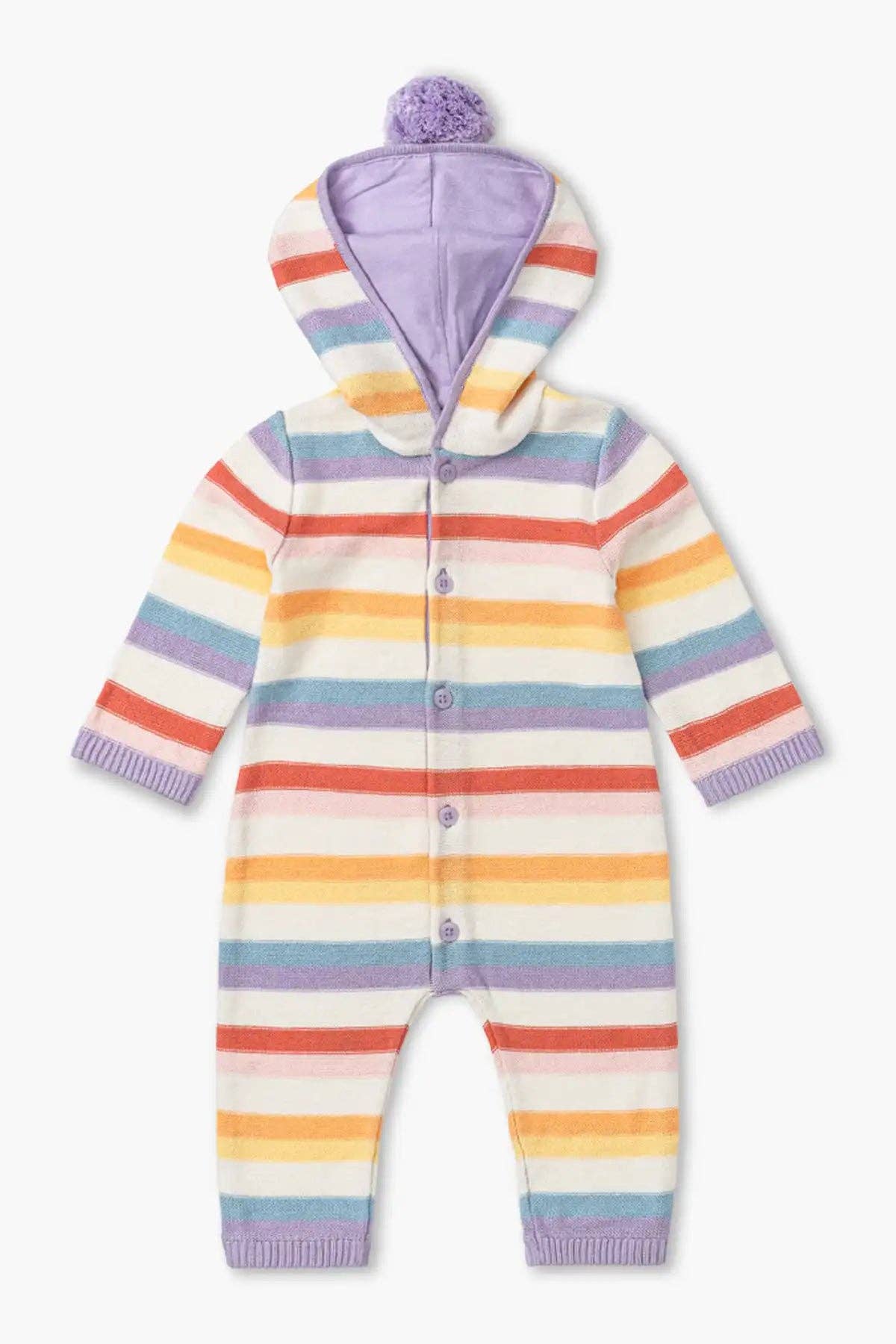 Apres Ski Romper - Pastel Stripes