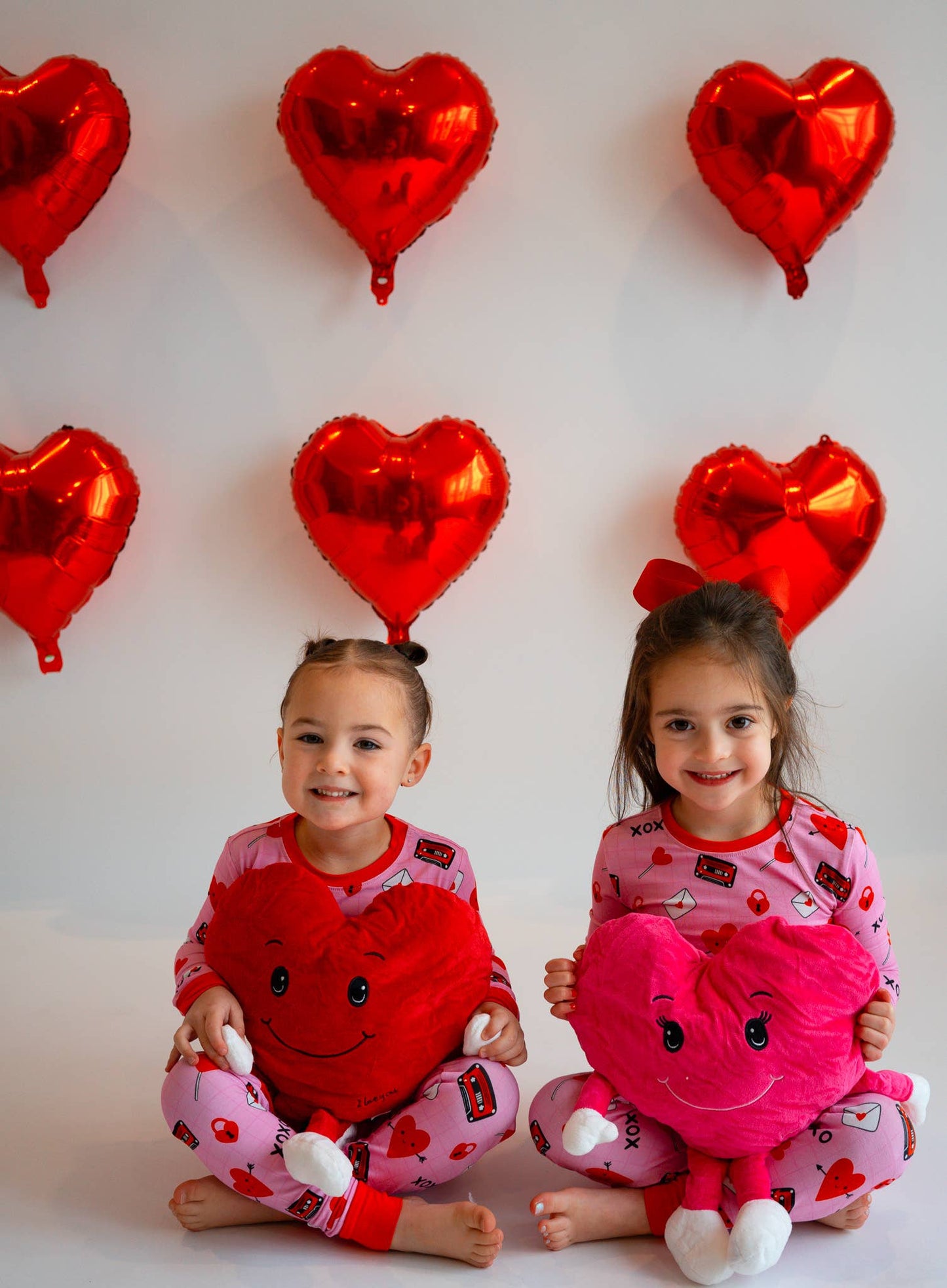 Valentine's Day Love Letters Two-Piece Bamboo Pajamas