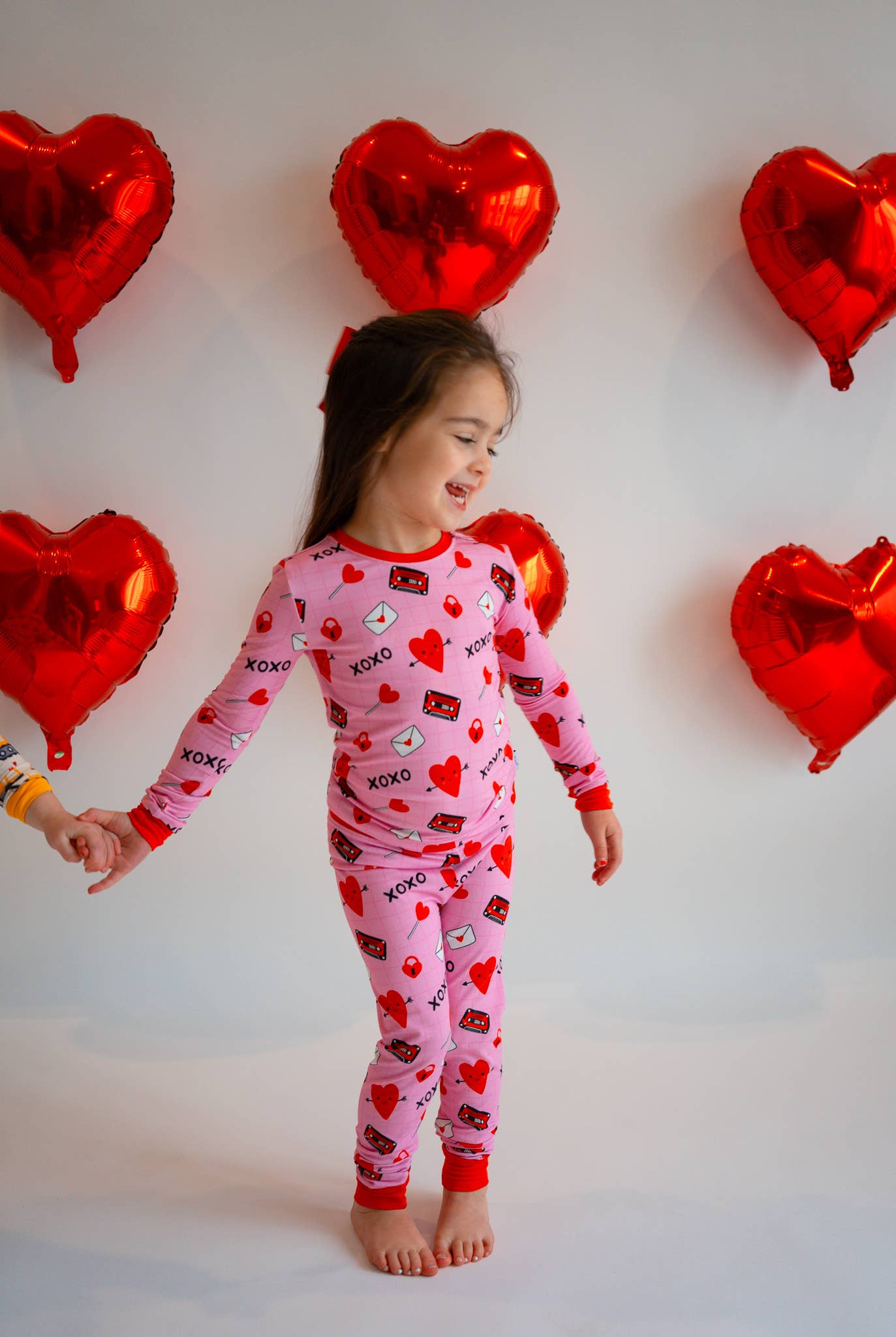 Valentine's Day Love Letters Two-Piece Bamboo Pajamas