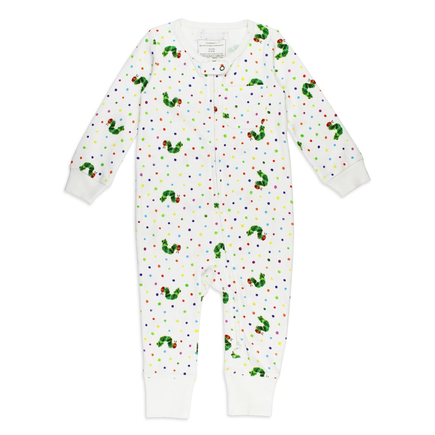 Caterpillar | Organic Zipper Romper