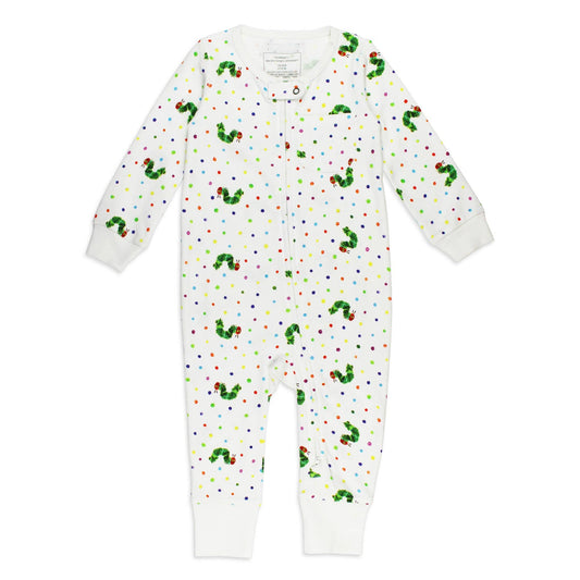 Caterpillar | Organic Zipper Romper