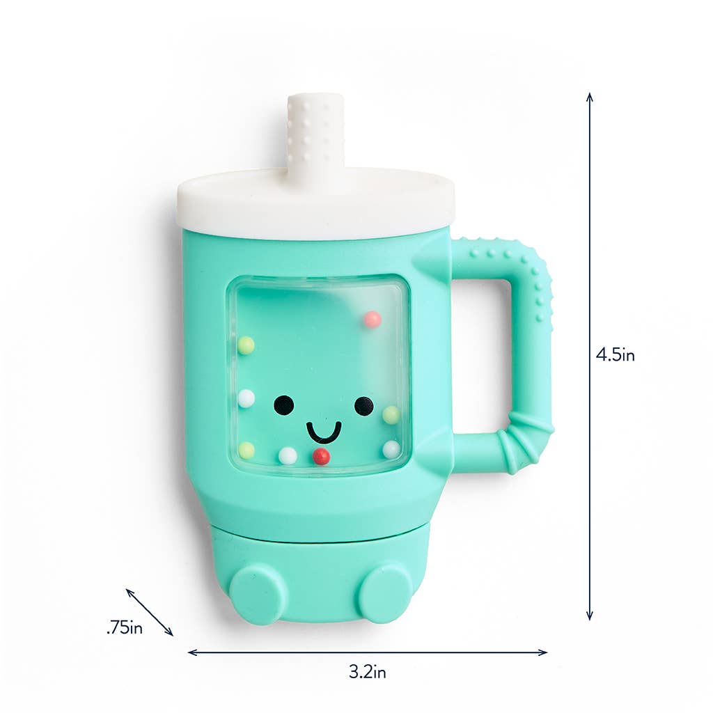 *NEW OPTION* Sweetie Shake Plus™ - Teething + Rattle Toy: Croissant