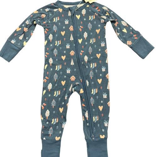 Christmas Bamboo Pajama (Zippy)