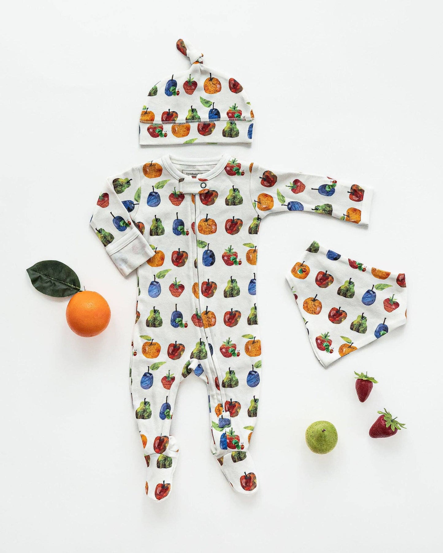 Fruit | Organic Zipper Footie