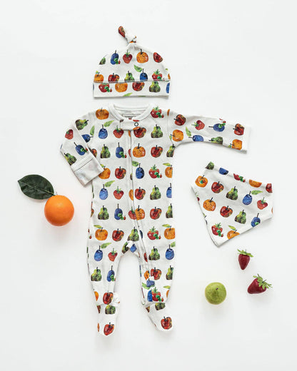 Fruit | Organic Zipper Footie