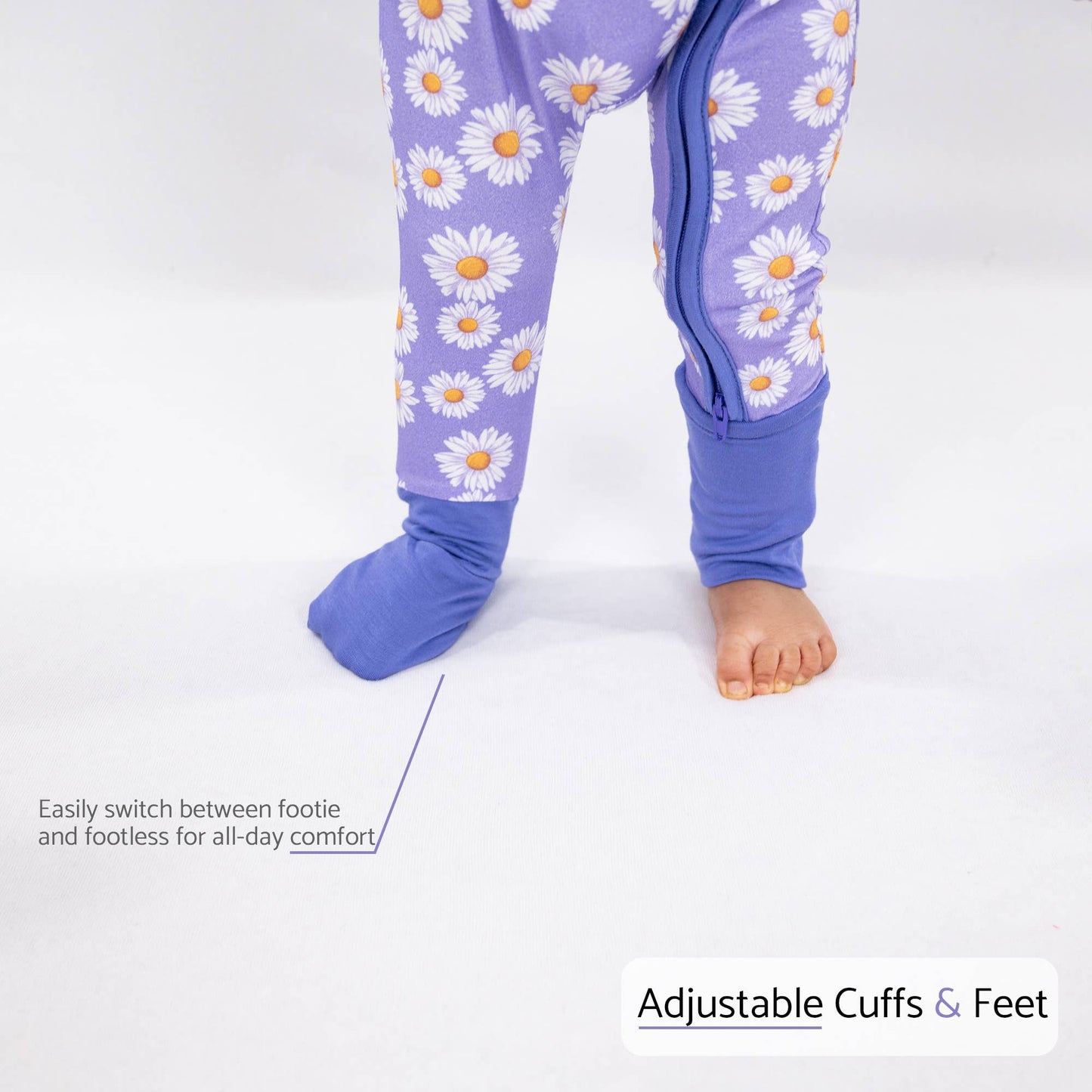 Beautiful Daisy Baby Bamboo Pajamas