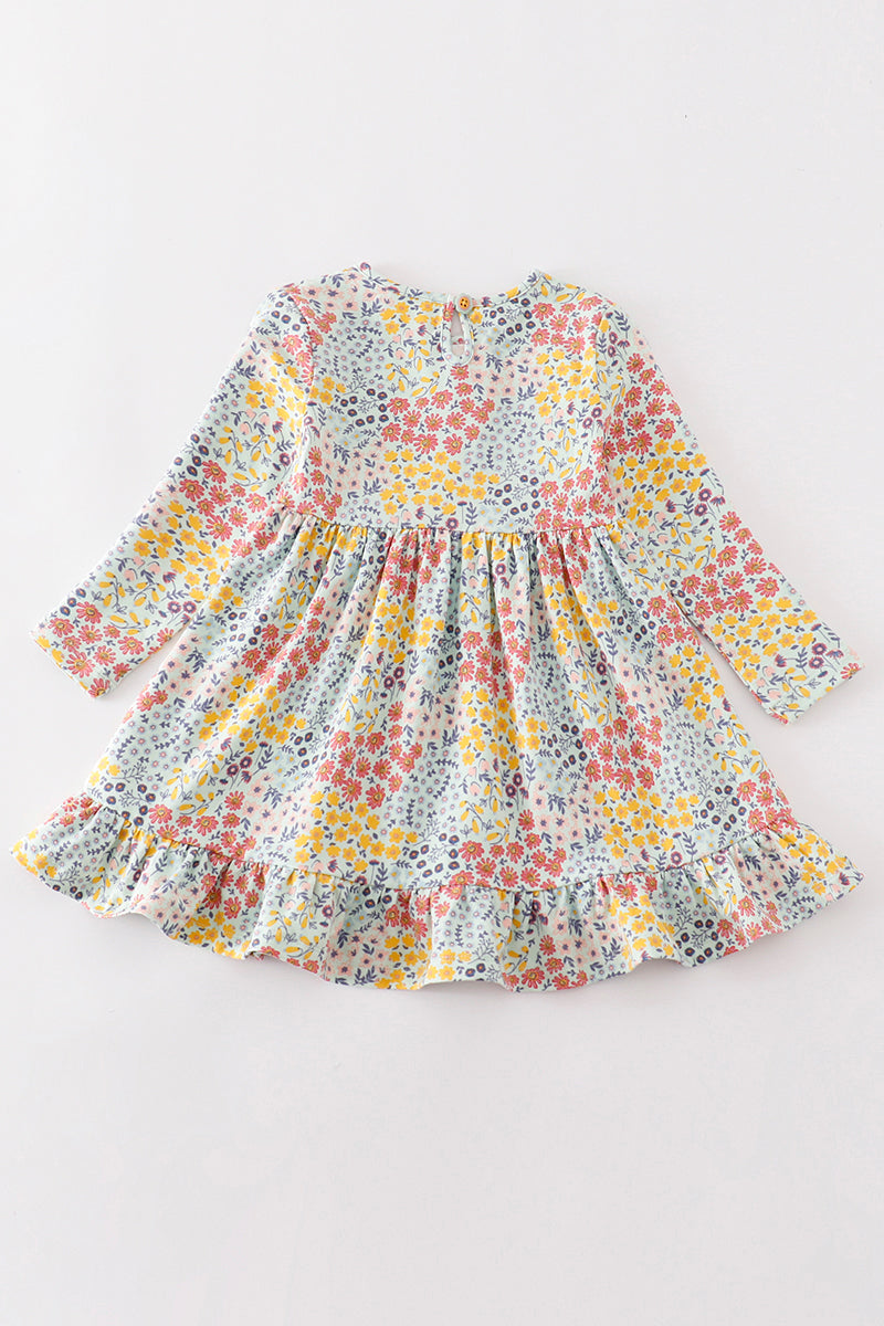 Flower Child Ruffle Dress