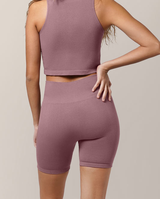 Sublime® Bamboo Maternity & Postpartum Bike Short | Twilight