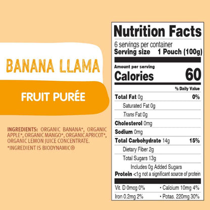 Starting Solids Variety Bundle: Apple & Plum Jars, Oat Cereal, Banana Llama