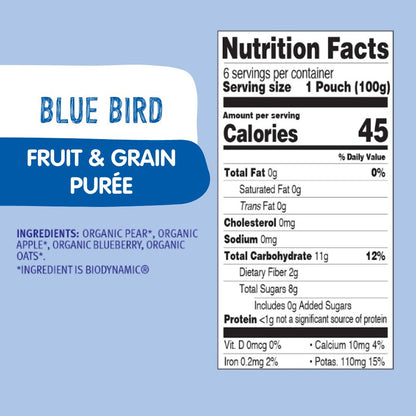 Berries Bundle: Apples, Banana & Berries Yogurt, Blueberries, Apple, Banana Yogurt, and Blue Bird