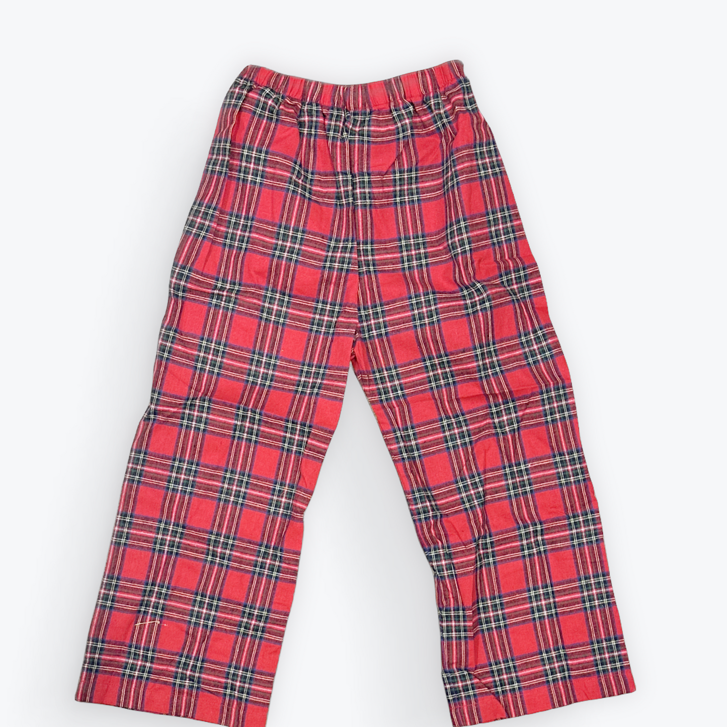 Plaid pull on pants