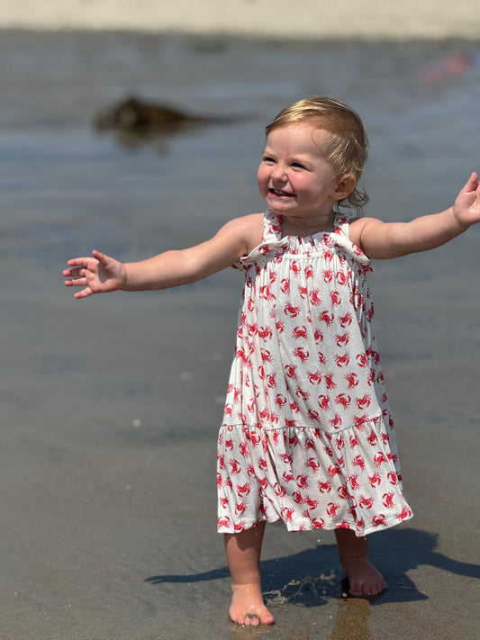 Bridget Dress- Crabs