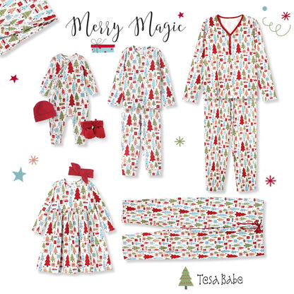 Christmas Merry Baby Bamboo Soft Stroller Blanket