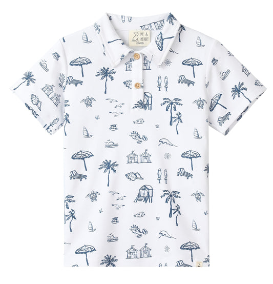 Starboard Printed Polo- Beachy