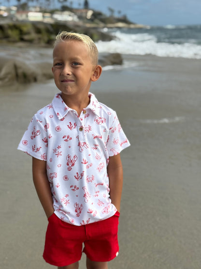 Starboard Printed Polo- Sealife