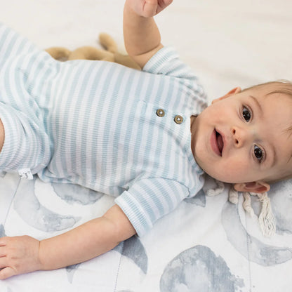 Rib Stripe Romper